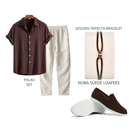NOBA 4 piece set- Chestnut