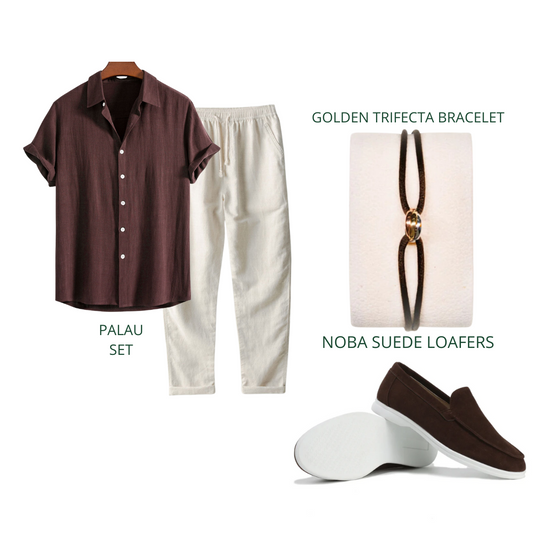 NOBA 4 piece set- Chestnut
